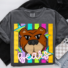 Load image into Gallery viewer, Neon Stripes Mascots DROPDOWN TRANSFER CSD APR 26

