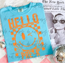 Load image into Gallery viewer, Hello Happy Checker Peace B2S Grades DROPDOWN TRANSFER
