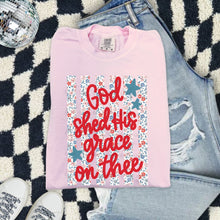 Load image into Gallery viewer, God Shed His Grace Floral Stripes TRANSFER TCC ET MAR 26
