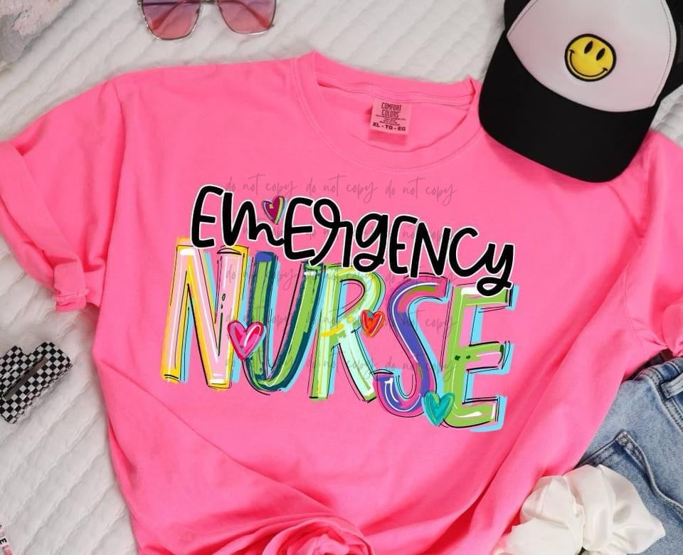 Emergency Nurse  Doodle TRANSFER