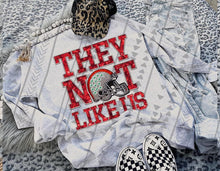 Load image into Gallery viewer, They Not Like Us Faux Embroidery Mascot DROPDOWN TRANSFER TGG 24
