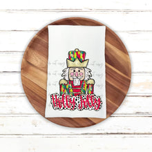 Load image into Gallery viewer, Holly Jolly Nutcracker Green Red Brushstroke TRANSFER ARA
