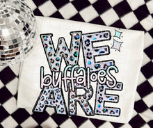 Load image into Gallery viewer, We Are Faux Leopard Rhinestone Mascots DROPDOWN TRANSFER CAP
