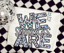 Load image into Gallery viewer, We Are Faux Leopard Rhinestone Mascots DROPDOWN TRANSFER CAP
