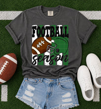 Load image into Gallery viewer, Football Season Distressed Lines Helmet And Football Color Option DROPDOWN TRANSFER SDD JUNE 26
