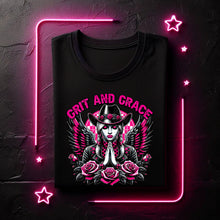 Load image into Gallery viewer, Grit And Grace Pink Rose Cowgirl TRANSFER DWS
