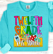 Load image into Gallery viewer, Back To School Nameplates Customized DROPDOWN DTF TRANSFER BIA
