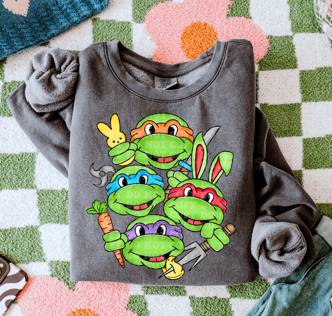 Ni_ja Turtle Easter Bunnies TRANSFER NDC FEB 25