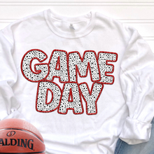 Load image into Gallery viewer, Game Day Dalmatian Colored Faux Embroidery  TRANSFER CSD
