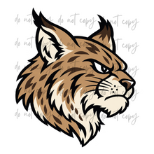 Load image into Gallery viewer, Front Or Side Logo Sports Custom Name Mascot DROPDOWN DTF TRANSFER
