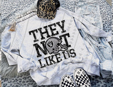 Load image into Gallery viewer, They Not Like Us Faux Embroidery Mascot DROPDOWN TRANSFER TGG 24
