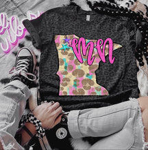 Load image into Gallery viewer, Preppy Bright Leopard States (all 50 states available) TRANSFER CAP APR
