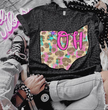 Load image into Gallery viewer, Preppy Bright Leopard States (all 50 states available) TRANSFER CAP APR
