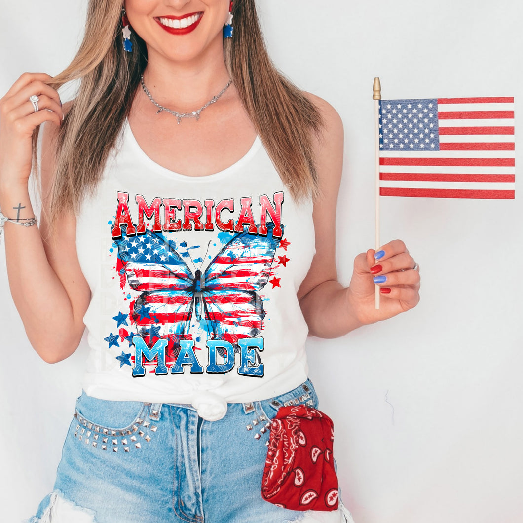 American Made Butterfly TRANSFER