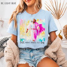 Load image into Gallery viewer, Faith Walks Feet Fear TRANSFER SDD APR
