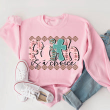 Load image into Gallery viewer, Faith Is A Choice Pink Teal TRANSFER SDD
