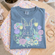 Load image into Gallery viewer, Happy Easter Bunny Floral Cross DROPDOWN TRANSFER UAC MAR 26
