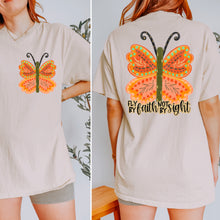 Load image into Gallery viewer, Fly By Faith Not By Sight Butterfly  With Pocket TRANSFER SDD
