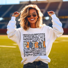 Load image into Gallery viewer, Football Doodle Word Art TRANSFER SDD
