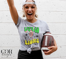 Load image into Gallery viewer, Let’s Go Football Mascots DROPDOWN TRANSFER COR
