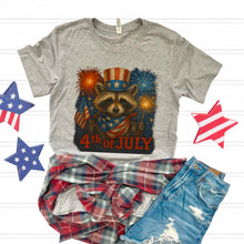 Load image into Gallery viewer, Fourth Of July Raccoon TRANSFER SDD APR
