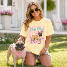 Load image into Gallery viewer, Dog Mom Wavy Pink Stripes Breed DROPDOWN TRANSFER UAC 26
