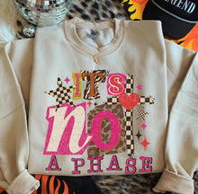 Load image into Gallery viewer, Its Not A Phase Leopard Checker Block Letters TRANSFER DWD NOV 25
