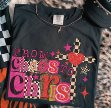 Load image into Gallery viewer, From Chaos To Christ Leopard Checker Block Letters TRANSFER DWD NOV 25
