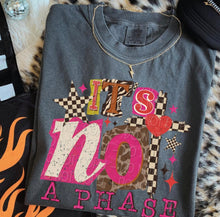 Load image into Gallery viewer, Its Not A Phase Leopard Checker Block Letters TRANSFER DWD NOV 25
