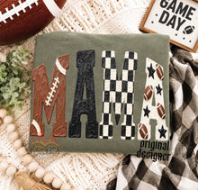 Load image into Gallery viewer, Sports Mom Faux Paint Arch DTF TRANSFER TUESDAY
