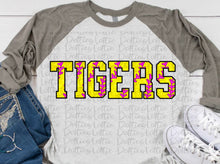 Load image into Gallery viewer, Pink Lace Glitter Softball Customized DTF Transfer
