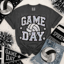 Load image into Gallery viewer, Game Day Silver Faux Sequin Sports DROPDOWN TRANSFER SBB 26

