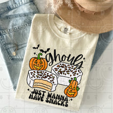 Load image into Gallery viewer, Ghouls Just Wanna Have Snacks TRANSFER HMWK SEPT 25
