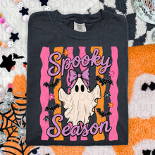 Load image into Gallery viewer, Purple Bow Ghost With Bats Orange &amp; Pink Wavy Lines TRANSFER UAC JULY 26
