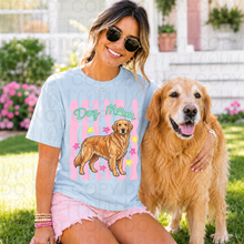 Load image into Gallery viewer, Dog Mom Wavy Pink Stripes Breed DROPDOWN TRANSFER UAC 26

