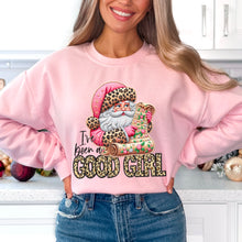 Load image into Gallery viewer, I’ve Been A Good Girl Santa With List TRANSFER SDD
