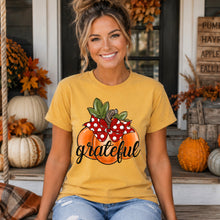Load image into Gallery viewer, Grateful Red Polka Dot Bow Pumpkin TRANSFER SDD AUG 26
