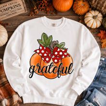 Load image into Gallery viewer, Grateful Red Polka Dot Bow Pumpkin TRANSFER SDD AUG 26
