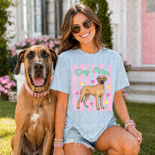 Load image into Gallery viewer, Dog Mom Wavy Pink Stripes Breed DROPDOWN TRANSFER UAC 26
