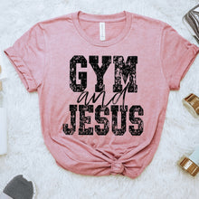 Load image into Gallery viewer, Gym And Jesus Distressed TRANSFER SDD MAR 26
