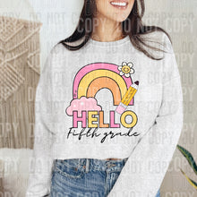 Load image into Gallery viewer, Hello Grades Pastel Rainbow Dropdown TRANSFER SBB
