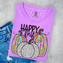 Load image into Gallery viewer, Happy Fall paint strokes pumpkin TRANSFER SDD
