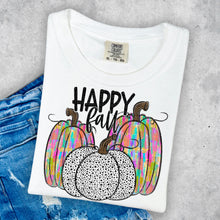 Load image into Gallery viewer, Happy Fall paint strokes pumpkin TRANSFER SDD
