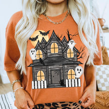 Load image into Gallery viewer, Haunted House with ghost  TRANSFER SDD
