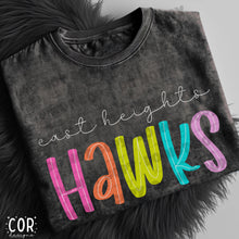 Load image into Gallery viewer, Neon Bright Line Hawks DROPDOWN TRANSFER COR
