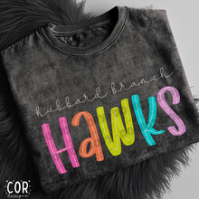 Load image into Gallery viewer, Neon Bright Line Hawks DROPDOWN TRANSFER COR
