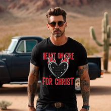 Load image into Gallery viewer, Heart On Fire For Christ Red Ink TRANSFER SDD
