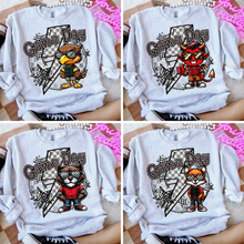Load image into Gallery viewer, Game Day Mascots Checkered Bolt DROPDOWN TRANSFER CSD
