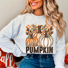 Load image into Gallery viewer, Hello Pumpkin Trio Checkered TRANSFER SDD
