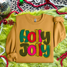 Load image into Gallery viewer, Holly Jolly Bold Letters TRANSFER SDD
